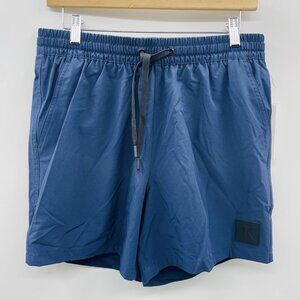 Calvin Klein Mens Size Medium Quick Dry Infinite Stretch Swim Trunks Blue 1449